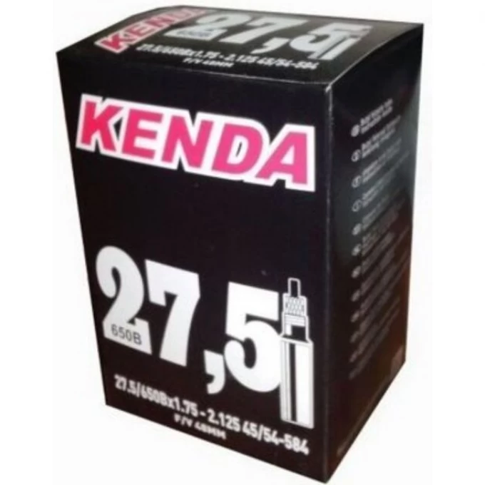 Камера резиновая KENDA 27.5''x1.75-2.125 f/v 518920 Камера резиновая KENDA 27.5''x1.75-2.125 f/v 518920