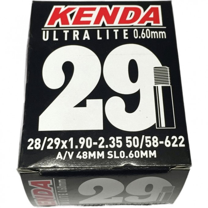 Камера резиновая KENDA 29''x1.90-2.35, Ультра Лайт a/v 515330